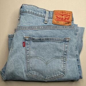 Levis 559 Jeans Mens 38x30 Blue Straight Leg Relaxed Fit Denim Classic Preloved